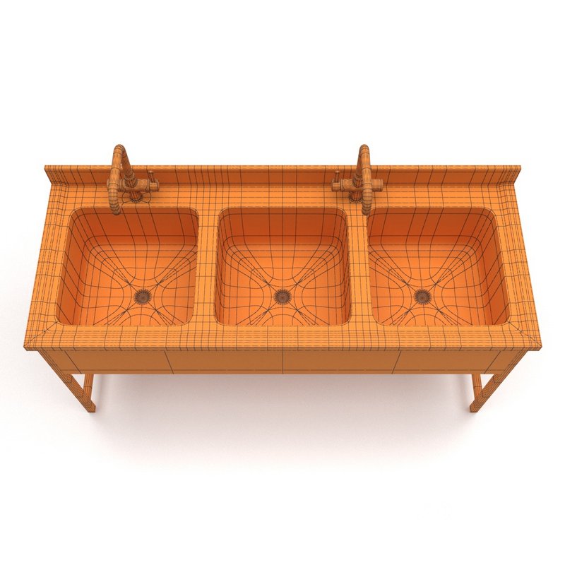 Triple Bowl Sink Image 5