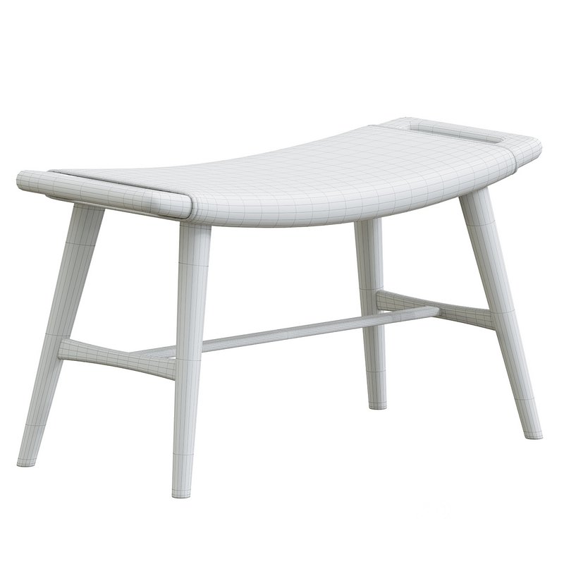 Hans Wegner AP30 Oak leather Piano Stool c1950s Image 5