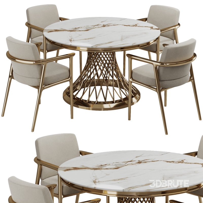 Dinning chair and table215 Image 1