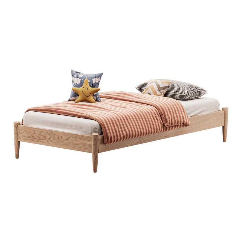 AFI Pasadena 14 Espresso Solid Wood Platform Bed Image 2