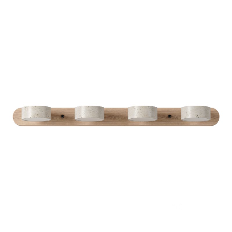 Travertine Duo Lamp bracket Wall Light Image 2