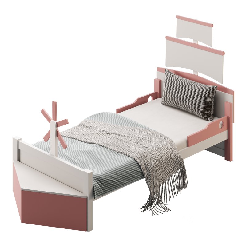 Shaped Platform Bed Image 5