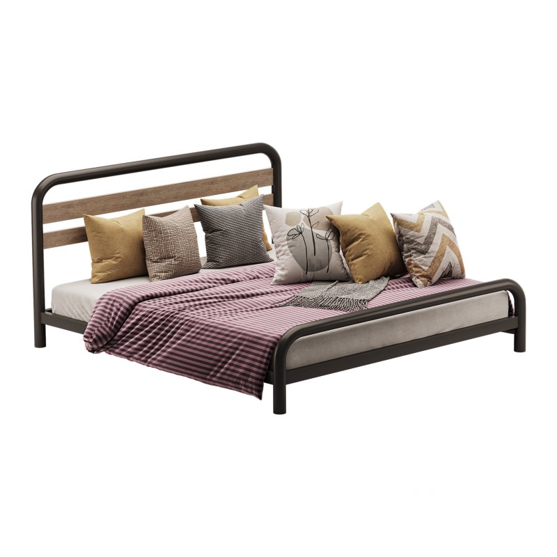 Soonbuy Queen Size Platform Bed Image 3