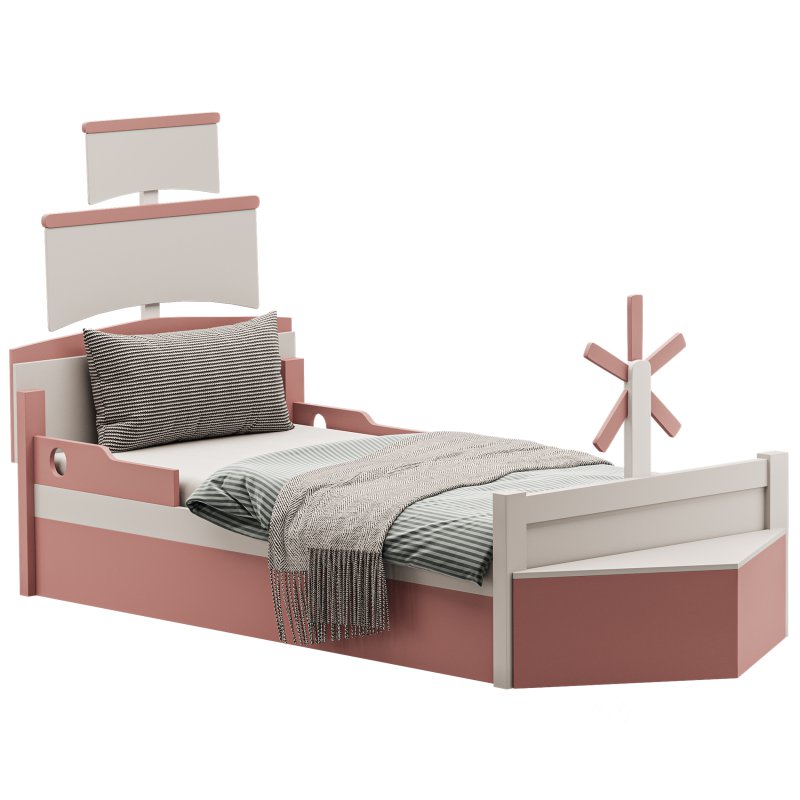 Shaped Platform Bed Image 2