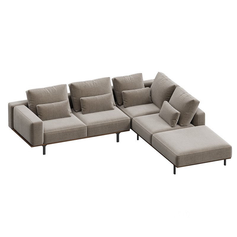 Bross Italian Sectional Sofa by Franco Ferri Image 1