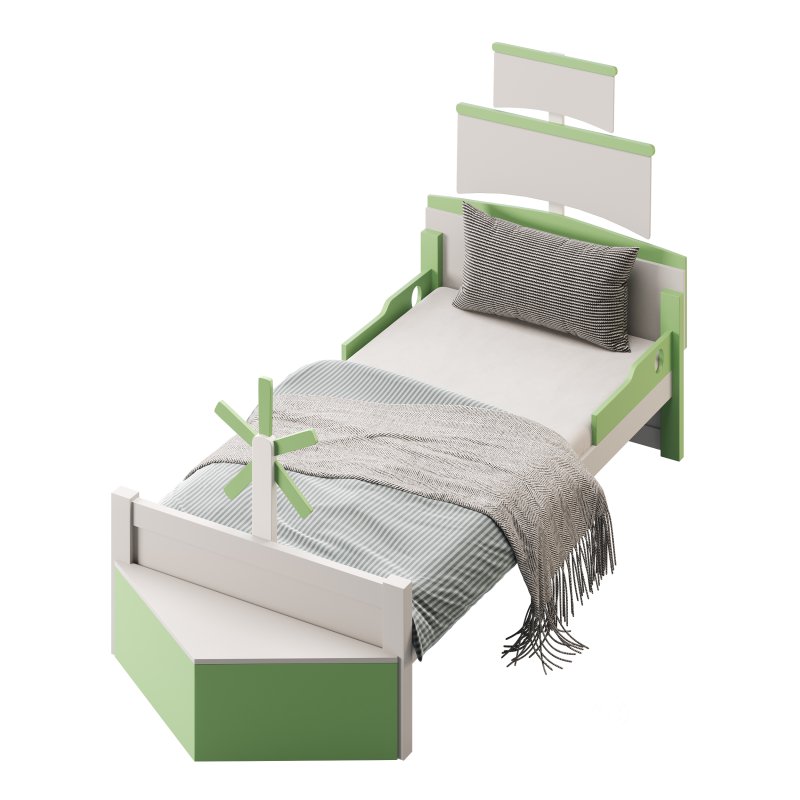 Shaped Platform Bed Image 6