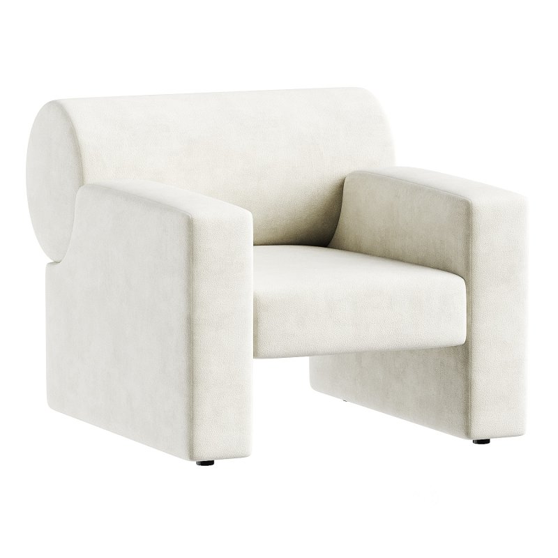 armchair white 3 Image 2