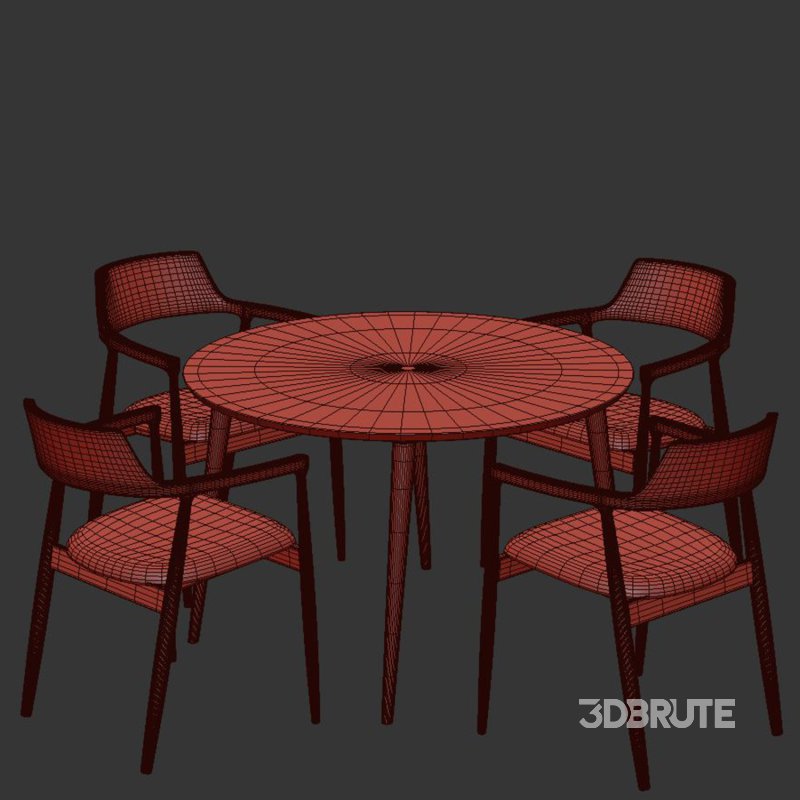 Dinning chair and table227 Image 6