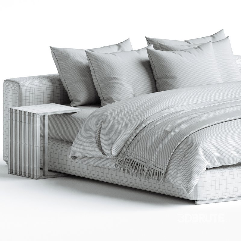 Flexform GROUNDPIECE Bed Designer Antonio Citterio Image 3