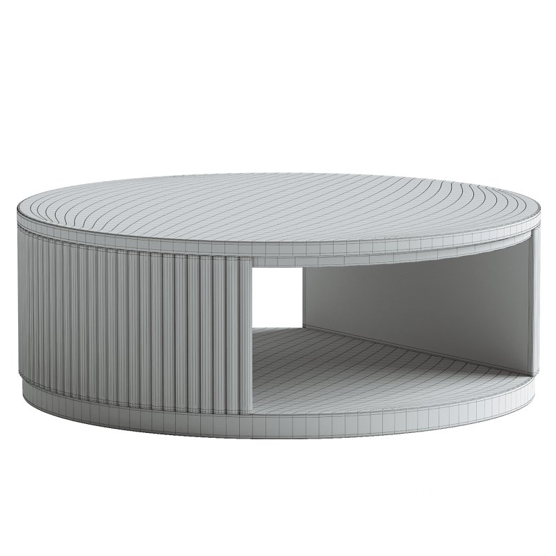 Fitzroy Modern Natural Acacia Coffee Table Image 6