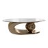 Stainless steel table made of gold - Thumbnail 1