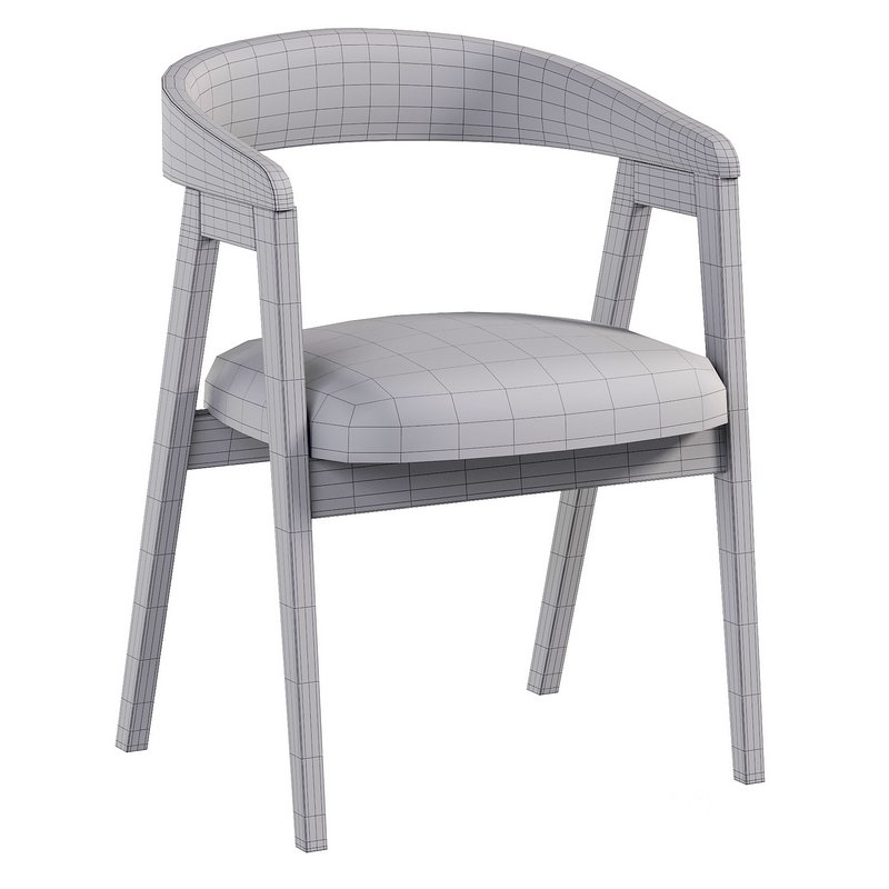 Trevor Chair Cozy White Image 4