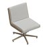 Atwood Upholstered Swivel Desk Chair - Thumbnail 2