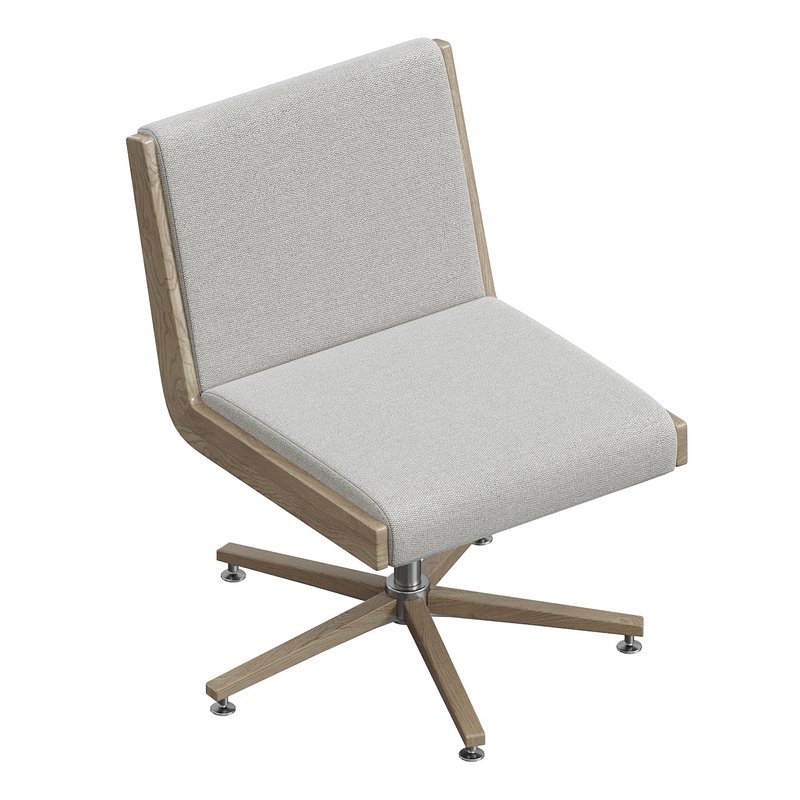 Atwood Upholstered Swivel Desk Chair Image 2