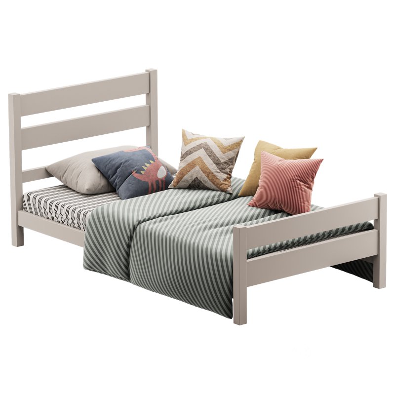 PAPROOS Twin Bed Frame for Kids Image 5