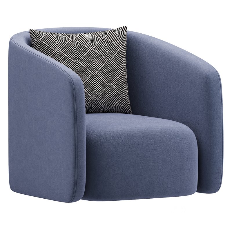 Andy Cream Boucle Club Chair Image 3