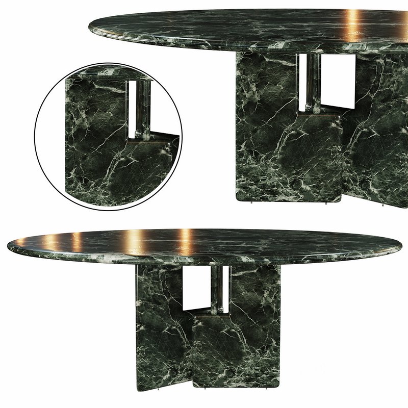 Nico Round dining tableby minotti Image 1