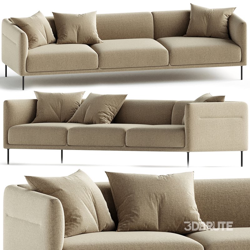 Konami Sofa 3 Seater Image 1