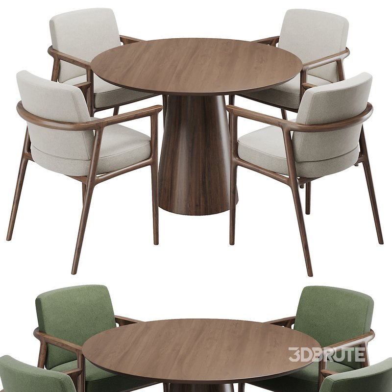 Dinning chair and table187 Image 1