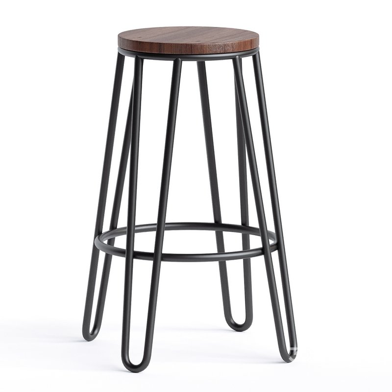 75cm Jonas Hairpin Stool Image 1