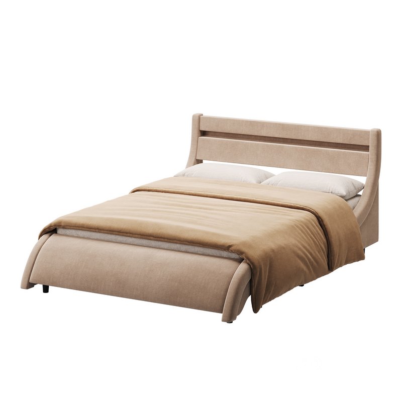 Homfa Full Size Bed Frame Image 5