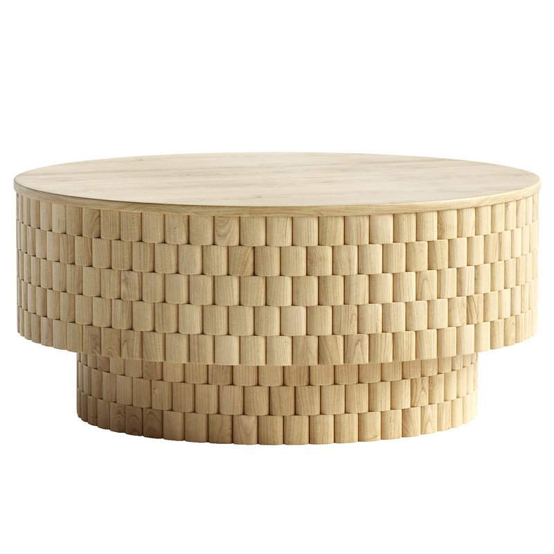 Abshire Solid Wood Storage Coffee Table Image 1