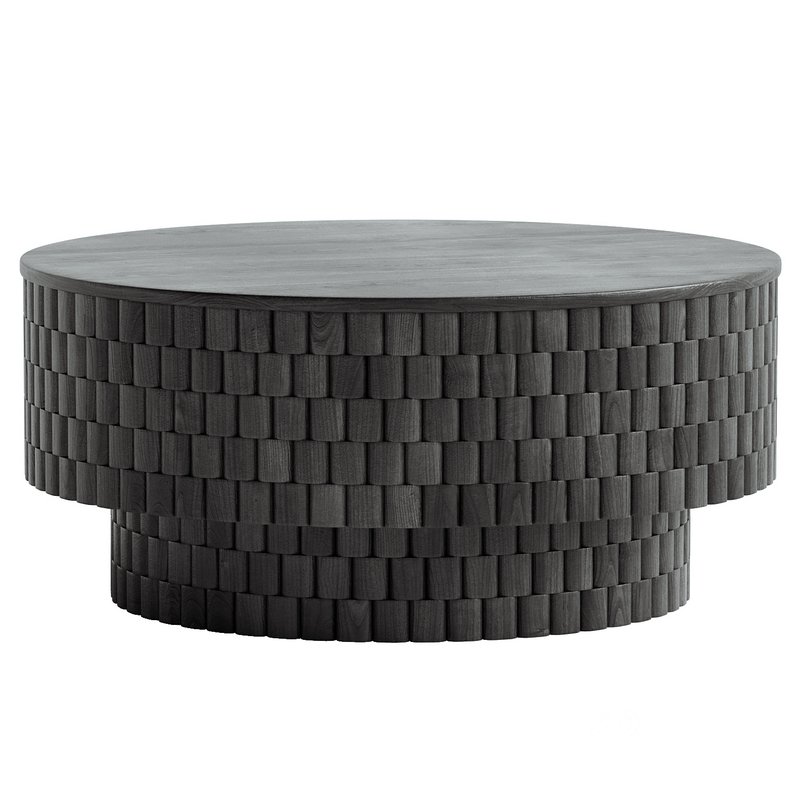 Abshire Solid Wood Storage Coffee Table Image 2