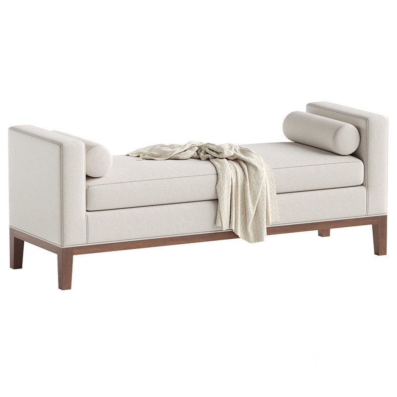 Keaton Upholstered Bench Image 2