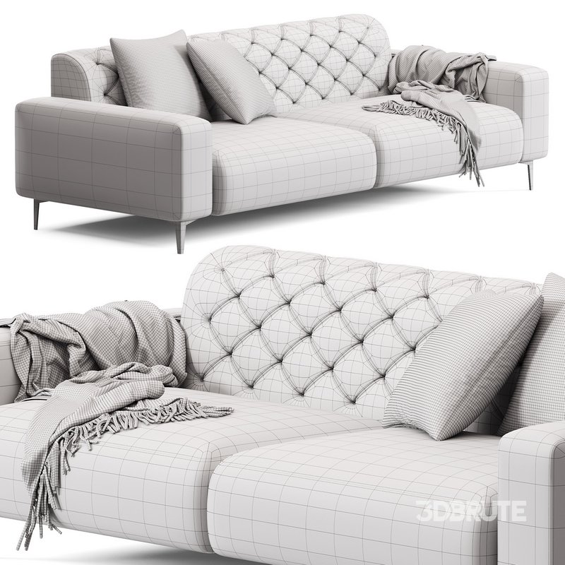Boston Capitonne sofa Image 3