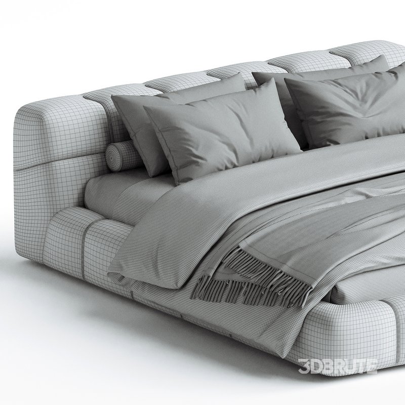 Tufted Bed Eternity Modern Image 3