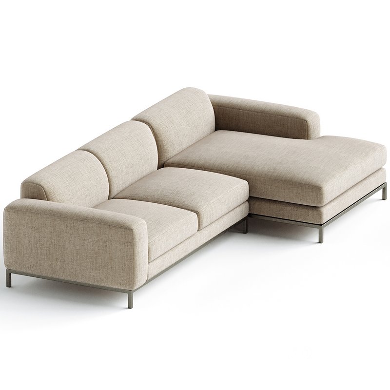 Benedict 2Piece Sectional Corner Sofa Image 2