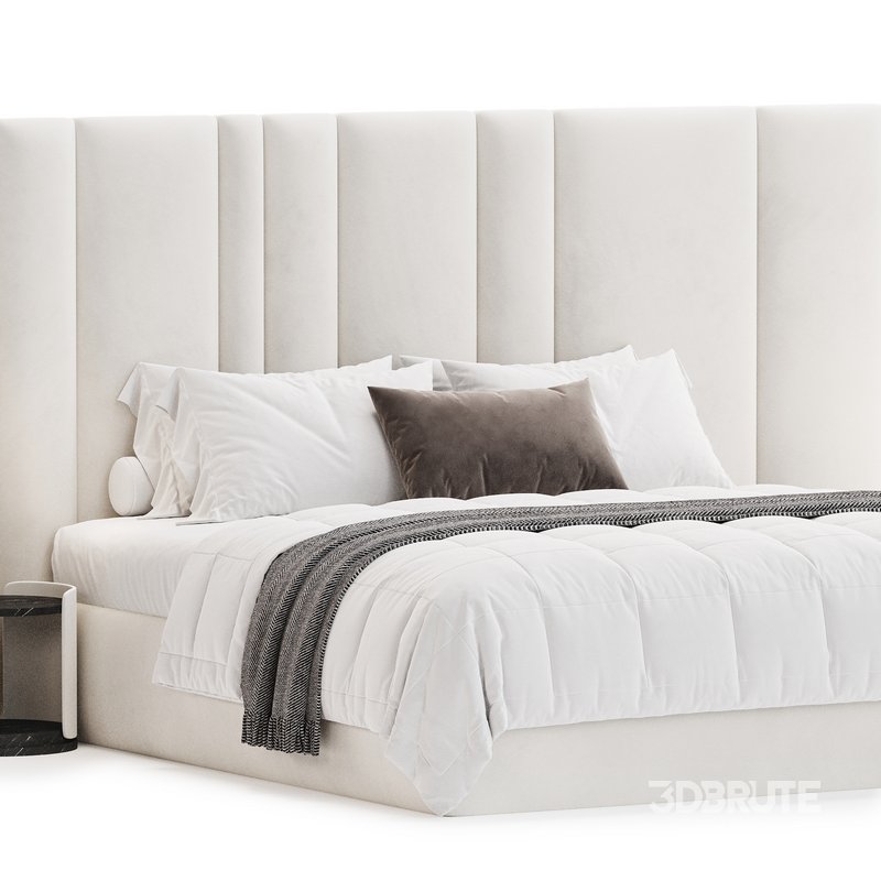 Desire bed with wide headboard Image 3