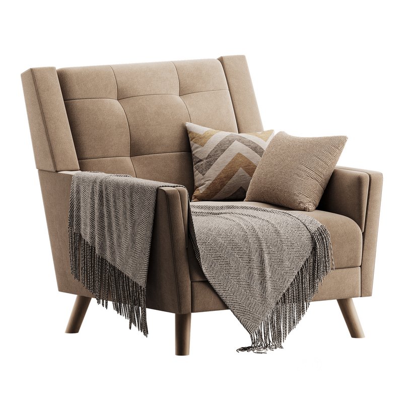 GDF Studio Evelyn Mid Century Image 2