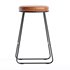 Eleanor Faux Leather Barstool - Thumbnail 2