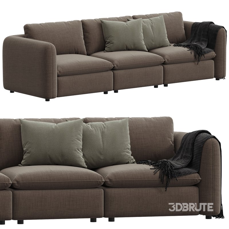 Ingel 3 Piece Sectional Sofa Image 1