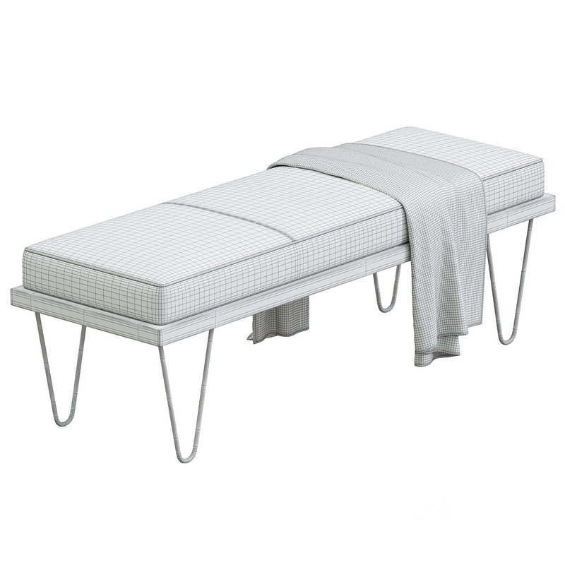 37B Bench in Black and Natural Image 3