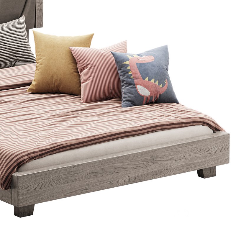 Boyd Sleep Bree Upholstered Faux Leather Platform Bed Image 10