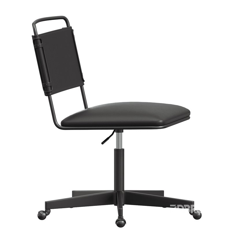 Perkins Leather Swivel Desk Image 2