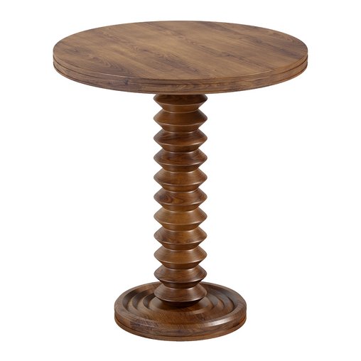 French Wood Side Table by Charles Dudouyt