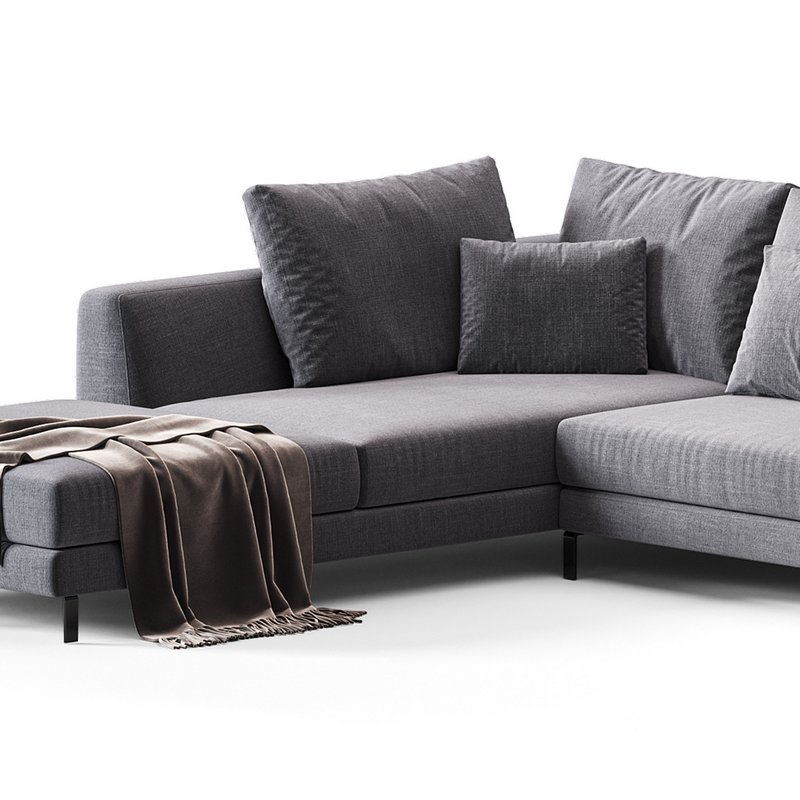 Ray Corner Sectional Sofa By B&B ITALIA Image 7