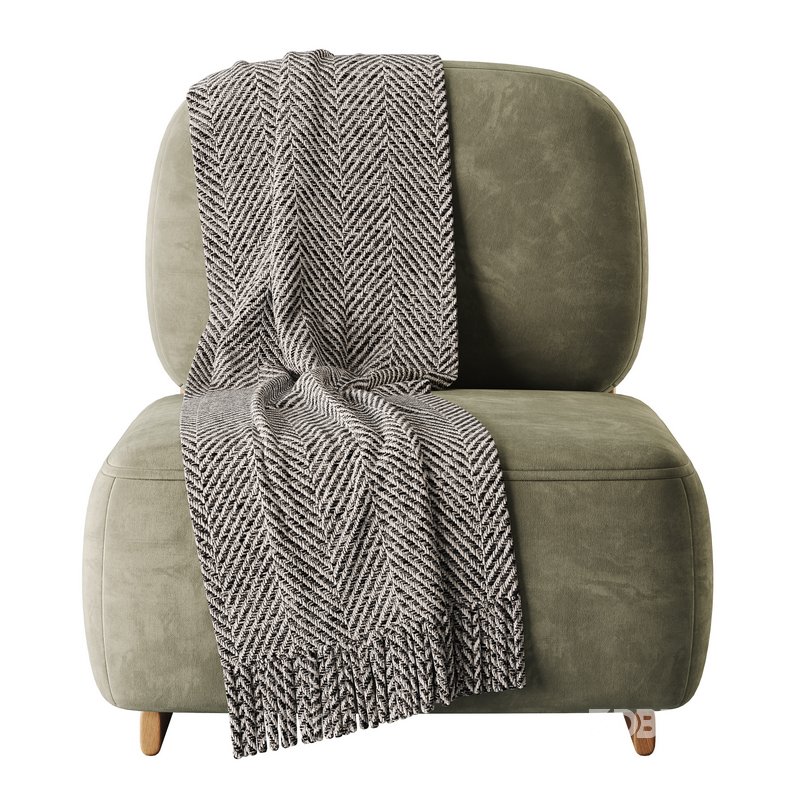 Modern Simple Style Cherry Wood Side Chair Image 7