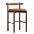 Counter Stool UCA- Dark Brown Wood - Thumbnail 3
