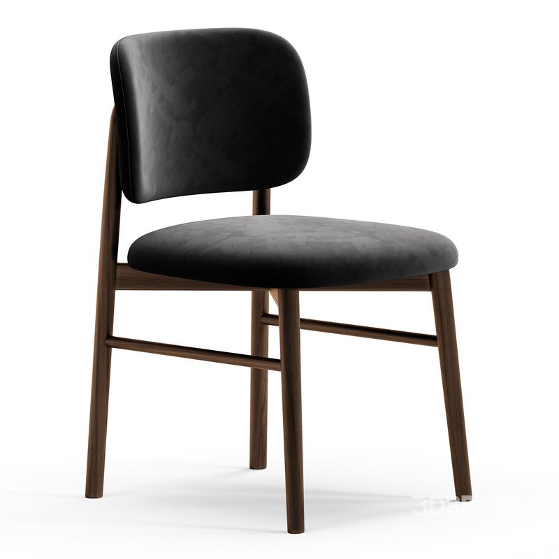 JANINE-Wooden-legs-upholstered-chairs Image 4