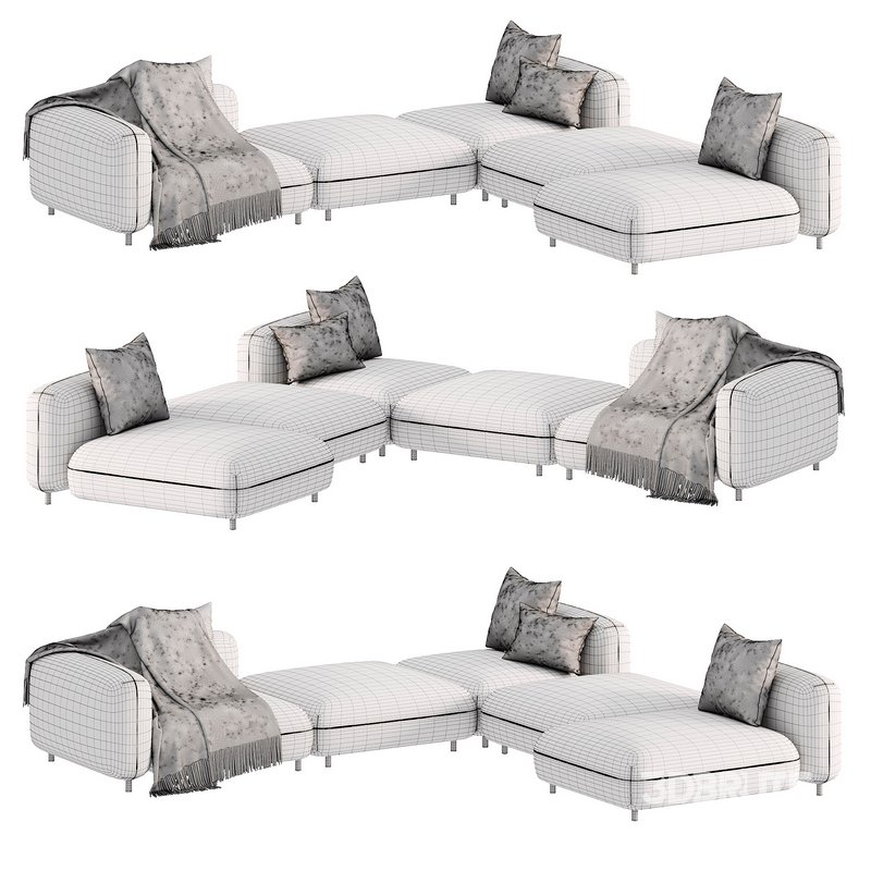 Tokio Modular fabric Sofa 2 Image 7