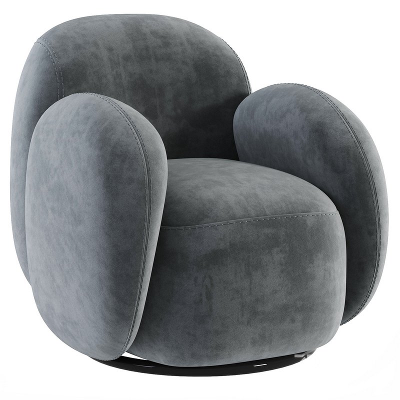 Swivel chair Teop Cozy Milk Image 5
