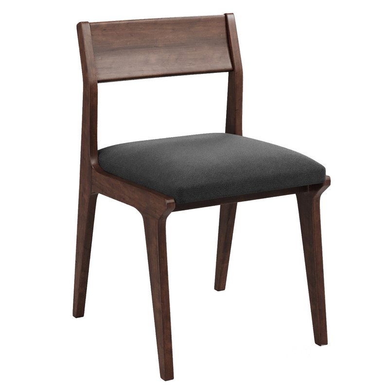 Lakin Teak Wood Dining Side Chair Image 2
