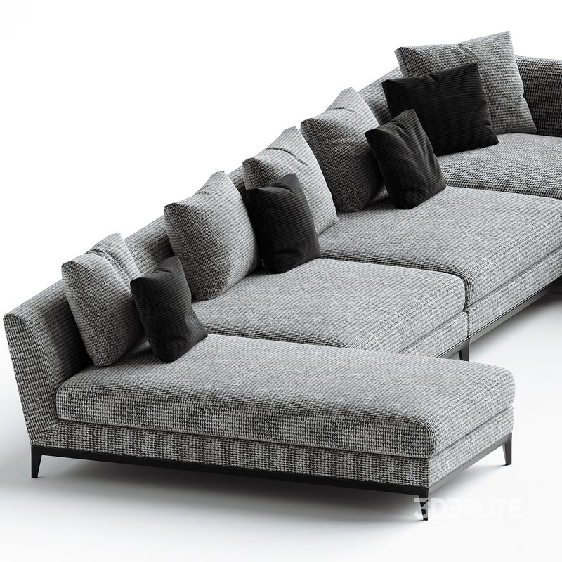 WESTON Sofa Flexform Designer Roberto Lazzeroni Image 2