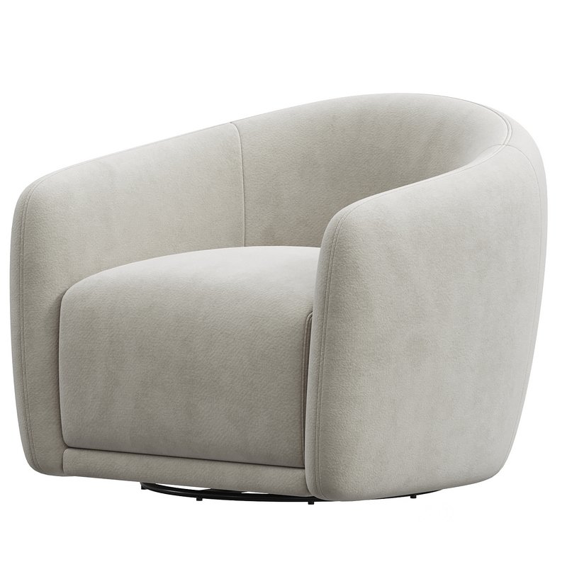 Addie Swivel Armchair WestElm Image 2