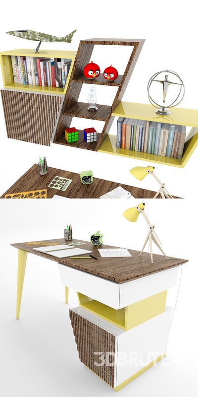 Tarz Study Desk Image 3