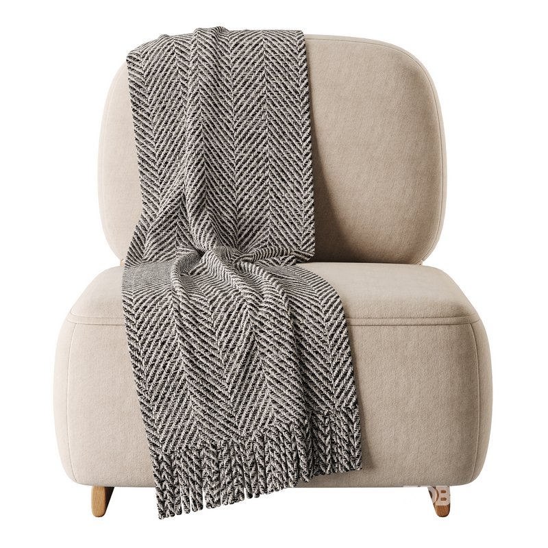 Modern Simple Style Cherry Wood Side Chair Image 5